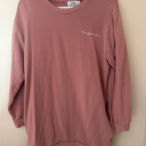 Mama Crew Neck Tunic Sweater - Picture 2 of 5